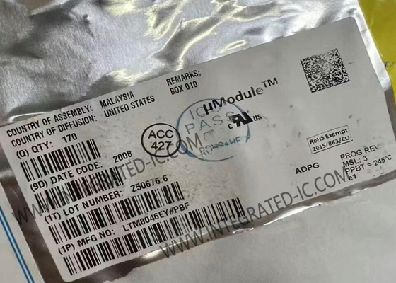 LTM8046EY رقاقة الدوائر المتكاملة 550mA عزل DC DC μModule Converter BGA51