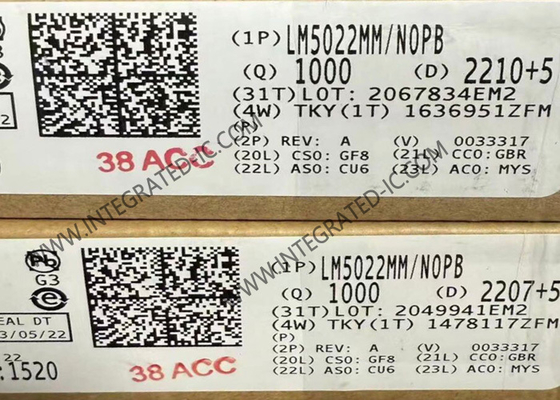 شريحة الدائرة المتكاملة LM5022MM، وحدة تحكم جانبية منخفضة الجهد 60 فولت لتعزيز وتكوين SEPIC