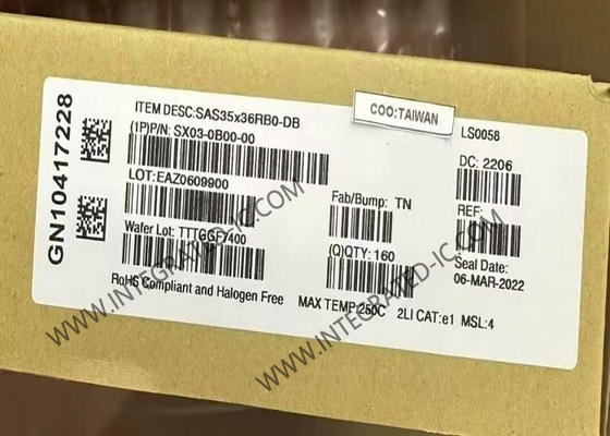 SX03-0B00-00 رقاقة الدوائر المتكاملة عالية الأداء 36 منفذ SAS35x36R SAS Expander