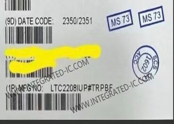 LTC2208IUP رقاقة الدائرة المتكاملة 14Bit ADC 130Msps المحول التناظري إلى الرقمي QFN64