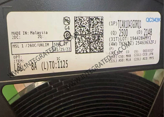 TCAN1043GDRQ1 رقاقة الدوائر المتكاملة السيارات منخفضة الطاقة CAN Transceiver SOIC14