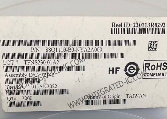 88Q1110-B0-NYA2A000 Ethernet IC 1.25 Gbps طاقة منخفضة Ethernet للسيارات PHY