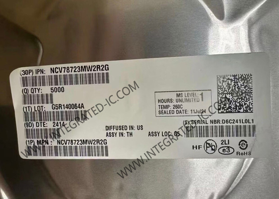 رقاقة الدوائر المتكاملة NCV78723MW2R2G عالية الكفاءة بوك محرك LED مزدوج