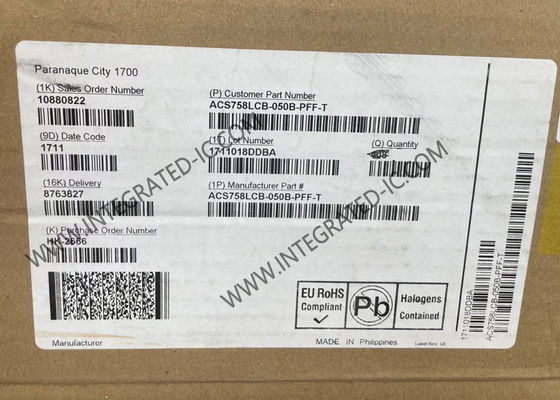 أجهزة الاستشعار IC ACS758LCB-050B-PFF-T 3V أجهزة الاستشعار الحالية