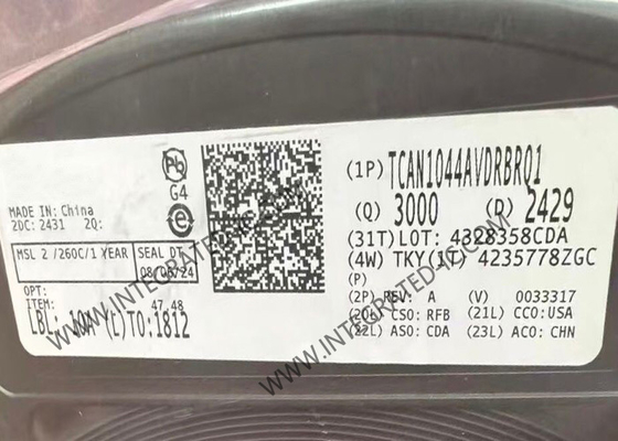 رقاقة الدوائر المتكاملة TCAN1044AVDRBRQ1 1.8V Transceiver CAN للسيارات