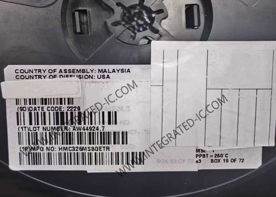 وحدة الاتصالات اللاسلكية HMC326MS8GETR GaAs InGaP HBT مكبرات السائق