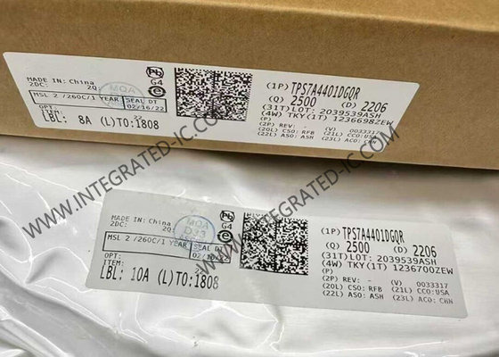 رقاقة الدوائر المتكاملة TPS7A4401DGQR 1 الخروج 50mA IC المنظم خطي الجهد
