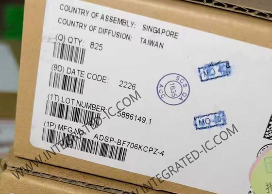 وحدة التحكم الدقيقة (MCU) ADSP-BF706KCPZ-4 400MHz المعالج المدمج Blackfin LFCSP-88