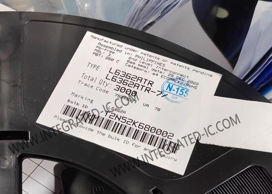 شريحة الدائرة المتكاملة L6362ATR جهاز الإرسال والاستقبال للاتصال IO-Link IC VFDFPN12