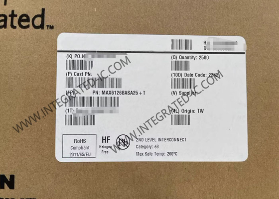 MAX6126BASA25 رقاقة الدوائر المتكاملة منخفضة الانخفاض سلسلة التوتر المرجعي IC SOIC8