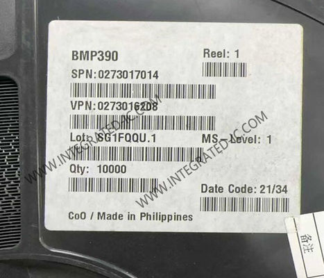 جهاز استشعار IC BMP390 جهاز استشعار ضغط رقمي عالي الأداء 10-LGA