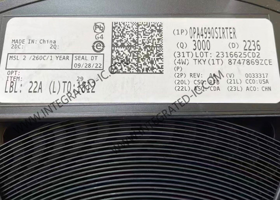 OPA4990SIRTER رقاقة الدائرة المتكاملة مكبر تشغيل 40 فولت WQFN16 طاقة منخفضة Op Amp IC