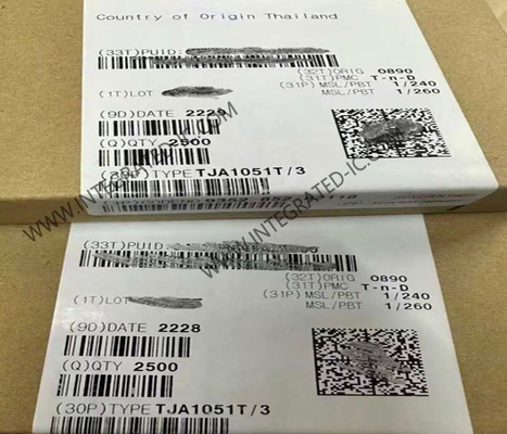 شريحة الدائرة المتكاملة TJA1051T، جهاز إرسال واستقبال CAN عالي السرعة 5 ميجابت في الثانية، من 4.5 فولت إلى 5.5 فولت