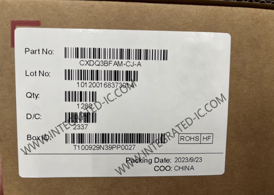 شريحة ذاكرة IC CXDQ3BFAM-CJ-A بسعة 8 جيجابايت DDR4 SDRAM، حزمة FBGA-96