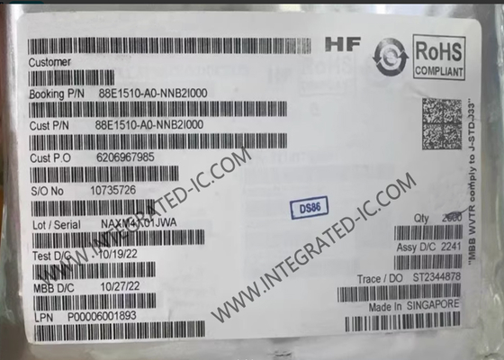 88E1510-A0-NNB2I000 Ethernet IC متكاملة ناقل إيثرنت واحد جيجابيت