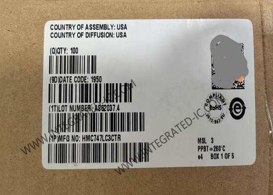 شريحة الدائرة المتكاملة HMC747LC3CTR 13Gbps D-Type Flip-Flop SMT16 أجهزة منطقية