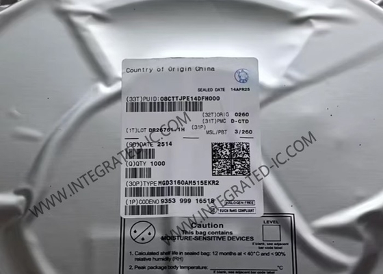 MGD3160AM515EKR2 رقاقة الدائرة المتكاملة 15A محرك بوابة متقدمة لـ SiC MOSFETs