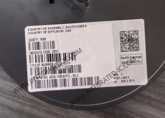 أجهزة الاستشعار IC ADXL1002BCPZ 21kHz ضوضاء منخفضة متسارعات MEMS عالية التردد