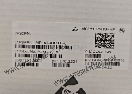 شريحة الدائرة المتكاملة MP1653HGTF 17 فولت 3 أمبير 1.2 ميجاهرتز محول تنحى متزامن