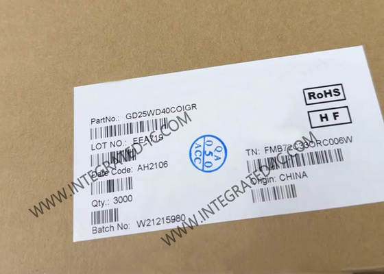 شريحة ذاكرة GD25WD40COIGR IC بذاكرة فلاش SPI NOR سعة 4 ميجابت SOP8 بذاكرة فلاش تسلسلية مزدوجة