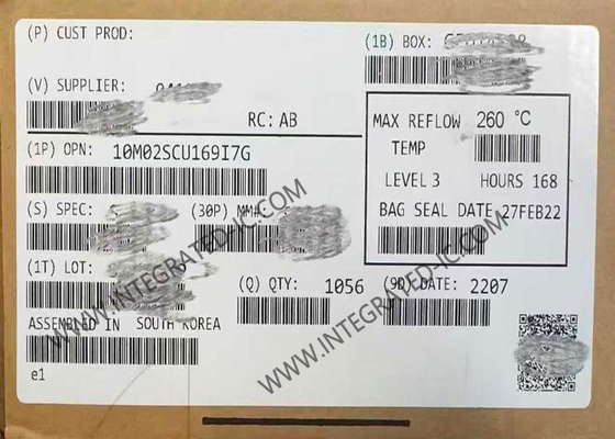 10M02SCU169I7G مصفوفة البوابات المنطقية القابلة للبرمجة MAX 10 FPGA شريحة منطق قابلة للبرمجة LFBGA169