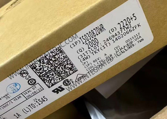 رقاقة الدوائر المتكاملة ISO3082DWR 200kbps عزل RS-485 و RS-422 جهاز الاستقبال