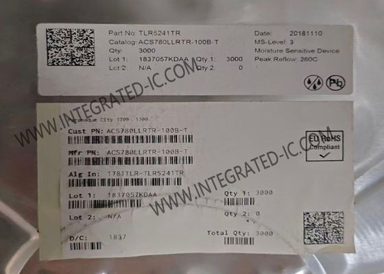 مستشعر ACS780LLRTR-100B-T IC عالي الدقة خطي 50A مستشعر التيار IC