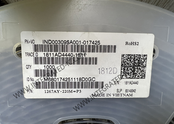 1267AY-220M=P3 الدوائر المتكاملة رقاقة سلك جرح فيرريت محفز 2.3A المحفزات الثابتة