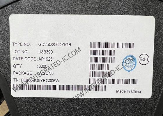 شريحة ذاكرة GD25Q256DYIGR IC 256 ميجابت 104 ميجاهرتز SPI NOR Flash Memory WSON-8