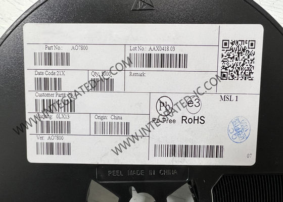 شريحة الدائرة المتكاملة AO7800 ترانزستورات MOSFET مزدوجة من النوع N بقوة 20 فولت MOSFETs ذات الجهد المنخفض