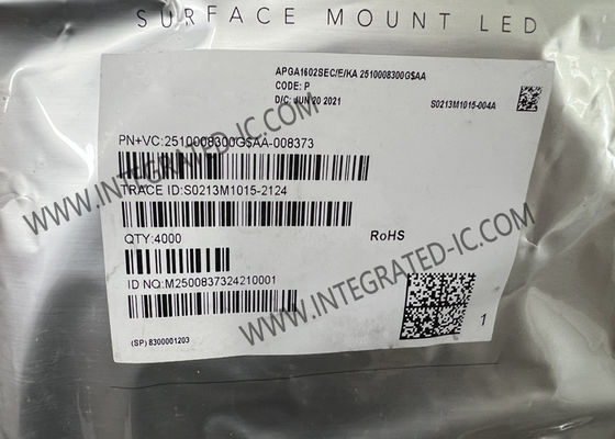 APGA1602SEC/E/KA الدوائر المتكاملة رقاقة الزاوية اليمنى SMD رقاقة LED مصباح 624nm إشارة LED الحمراء