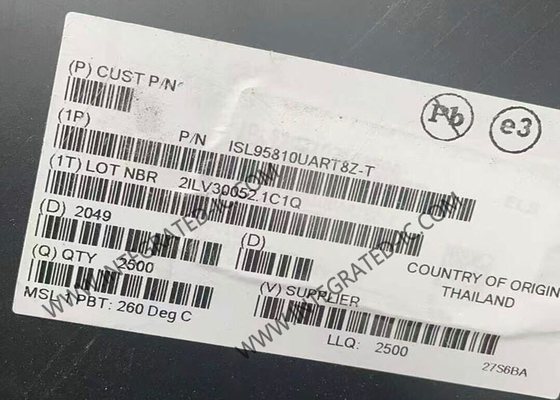 ISL95810UART8Z-T رقاقة الدوائر المتكاملة ضوضاء منخفضة مقياس طاقة واحد تحكم رقميًا