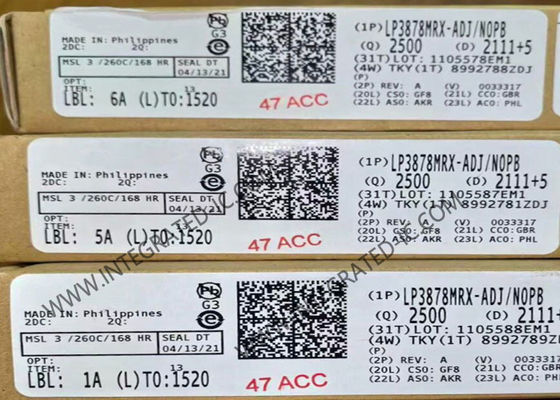 LP3878MRX-ADJ رقاقة الدوائر المتكاملة المنظم الجهد المنخفض 800mA المنظم LDO