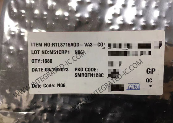 RTL8715AQD-VA3-CG وحدة الاتصالات اللاسلكية Wi-Fi IP Camera SoC كاميرا الشبكة اللاسلكية SoC