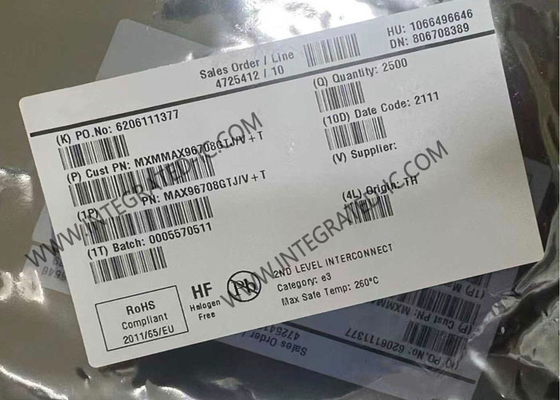 MAX96708GTJ رقاقة الدوائر المتكاملة GMSL Deserializer 14-Bit مع مدخل كوكسي