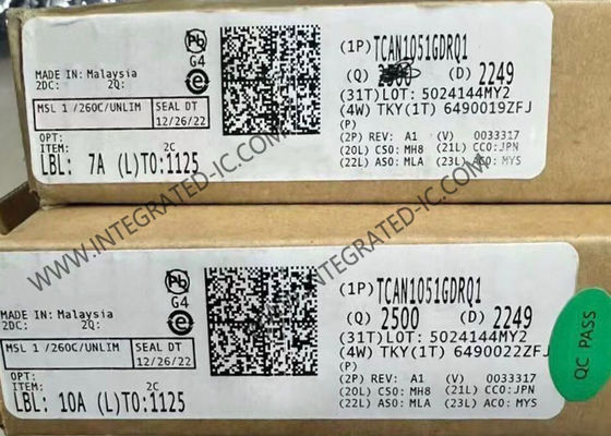 رقاقة الدوائر المتكاملة TCAN1051GDRQ1 5-Mbps ناقل CAN للسيارات