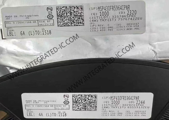 وحدة التحكم الدقيقة MSP430FR5964IPNR 256KB FRAM وحدة التحكم الدقيقة LQFP80