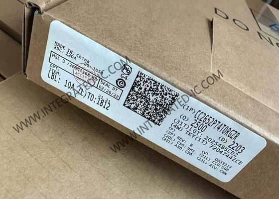 CC2652P74T0RGZR متحكم دقيق MCU بذاكرة فلاش 704 كيلو بايت، متحكم لاسلكي متعدد البروتوكولات