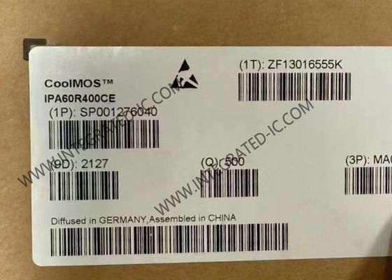 IPA60R400CE N-Channel Power MOSFET Transistor 600 V 10.3A رقاقة الدائرة المتكاملة لمراحل PFC و PWM