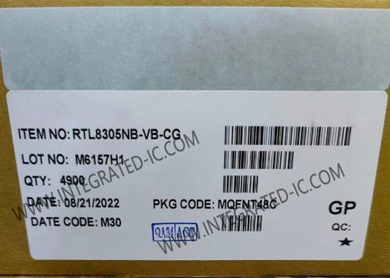 RTL8305NB-VB-CG Ethernet IC رقاقة واحدة 5 منافذ 10/100M Ethernet Switch Controller