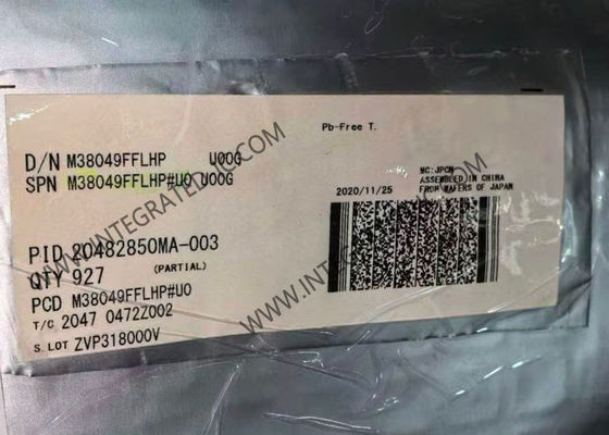 M38049FFLHP متحكم دقيق 8 بت مع تردد أقصى 2 ميجاهرتز في حزمة LFQFP-64