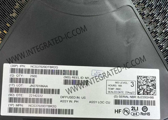 شريحة الدائرة المتكاملة NCS37020DTBR2G معالج إشارة مع منظم تحويل 12 فولت حزمة TSSOP-14 ودرجة حرارة تشغيل 0 درجة مئوية ~ 70 درجة مئوية