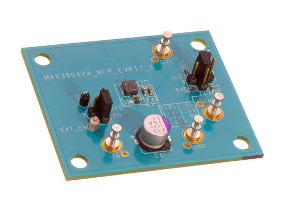 MAX38642AEVK الحلول المدمجة 350mA 1.8V nanoPower DC/DC Step Down لوحة التقييم