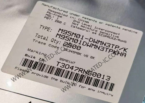 M95M01-DWMN3TP/K ذاكرة IC رقاقة 1Mbit EEPROM ذاكرة IC مع ساعة عالية السرعة