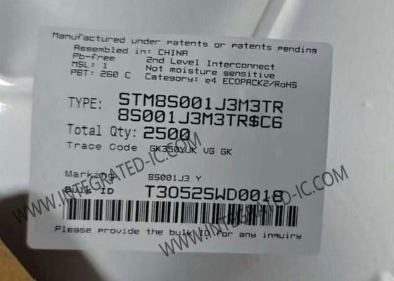 STM8S001J3M3TR متحكم دقيق STM8 بـ 8 بت مع سرعة ساعة 16 ميجاهرتز وذاكرة فلاش 8 كيلو بايت
