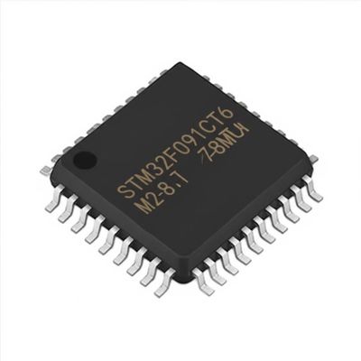 STM32F091CBT6 وحدة التحكم الدقيقة MCU 32 بت وحدة التحكم الدقيقة 48 ميغاهرتز