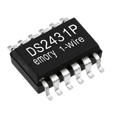 DS2431P شريحة ذاكرة EEPROM أحادية السلك 1024 بت مع حزمة TSOC-6 وتنظيم 256 × 4