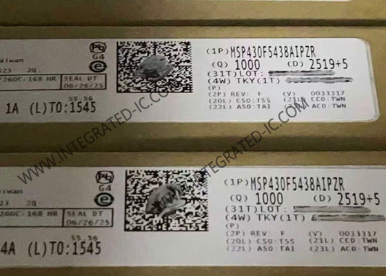 وحدة تحكم دقيقة MSP430F5438AIPZR MCU عالية الأداء 16 بت 25 ميجاهرتز