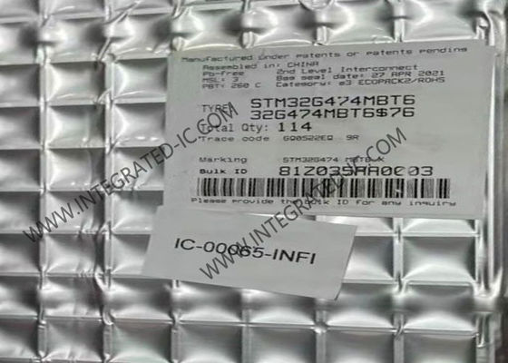 وحدة تحكم دقيقة 170 ميجا هرتز MCU STM32G474MBT6 ميكروكنترولر مدمجة LQFP80 IC رقاقة