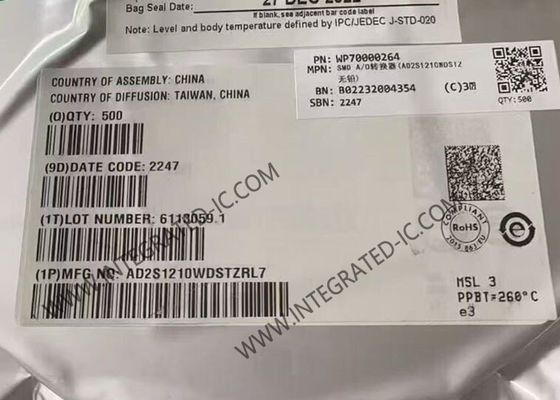 AD2S1210WDSTZ رقاقة الدوائر المتكاملة تحويل R / D بدقة متغيرة مع مذبذب مرجع